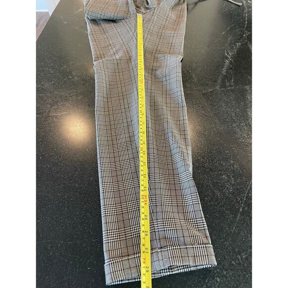 H&M Men's SlimFit Coupe Etroite black plaid pant Large - Picture 9 of 10
